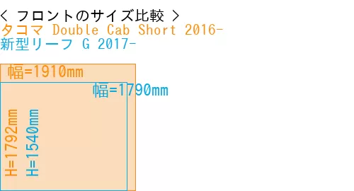 #タコマ Double Cab Short 2016- + 新型リーフ G 2017-